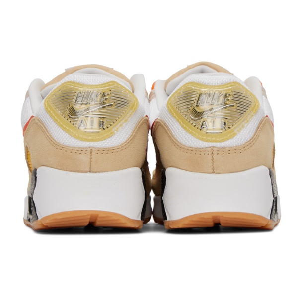 나이키 Nike White & Beige Air Max 90 SE Sneakers 231011M237145