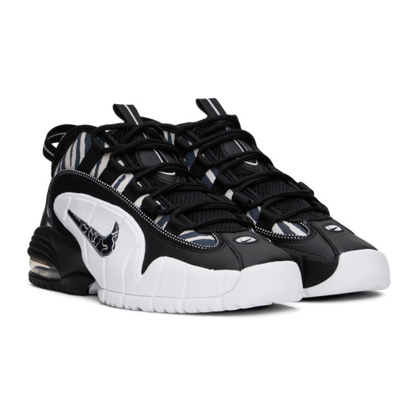 나이키 Nike Black & White Air Max Penny Sneakers 231011M236062