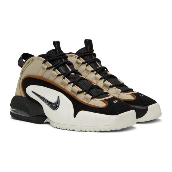 나이키 Nike Black & Beige Air Max Penny Sneakers 231011M236025