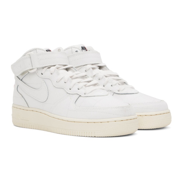 나이키 Nike White Air Force 1 07 Mid Sneakers 231011F127018