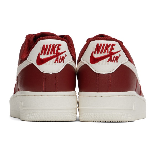 나이키 Nike Red Air Force 1 07 Premium Sneakers 231011F128046