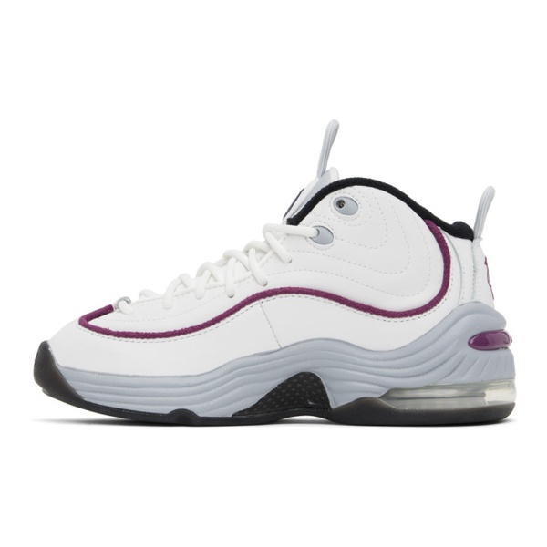 나이키 Nike White & Purple Air Penny II Sneakers 231011F127028