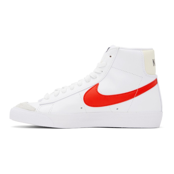 나이키 Nike White & Red Blazer Mid 77 Vintage Sneakers 232011M236014