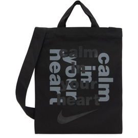 Black Comme des Garcons Black Nike 에디트 Edition Calm In Your Heart Tote 231935F049000