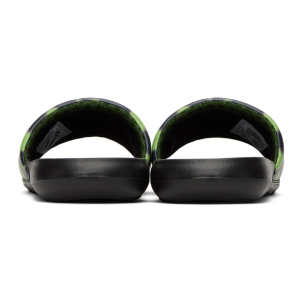 나이키 Nike Black & Green Victori One Sandals 231011M234004