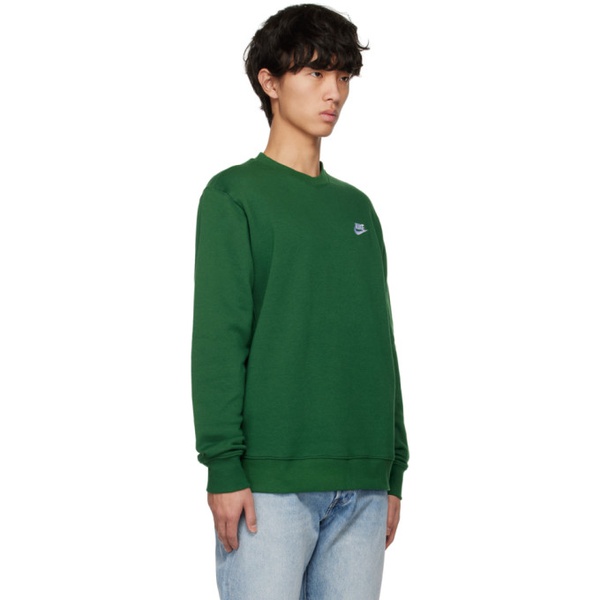 나이키 Nike Green Sportswear Club Sweatshirt 231011M204003