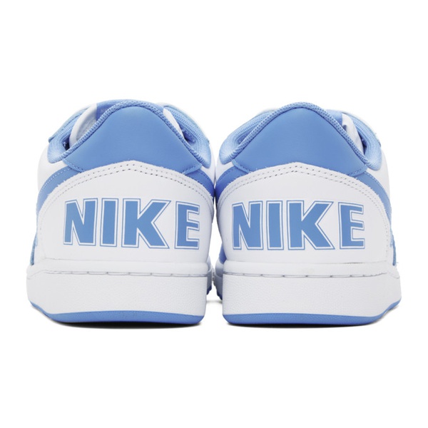 나이키 Nike Blue & White Terminator Low Sneakers 241011M237054