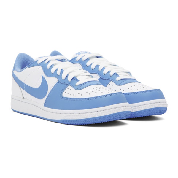 나이키 Nike Blue & White Terminator Low Sneakers 241011M237054