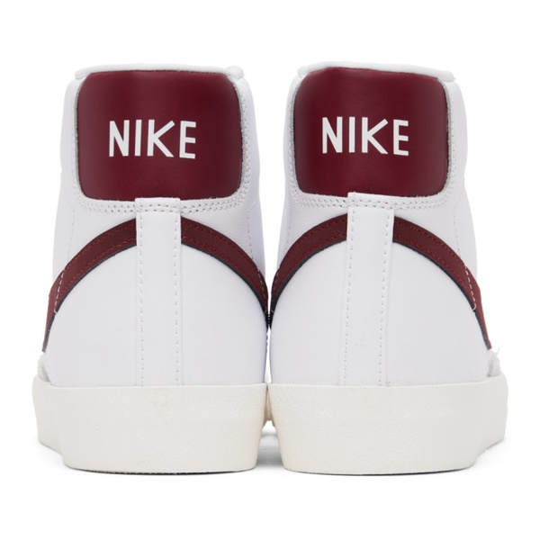 나이키 Nike White & Red Blazer Mid 77 Vintage Sneakers 241011M236015