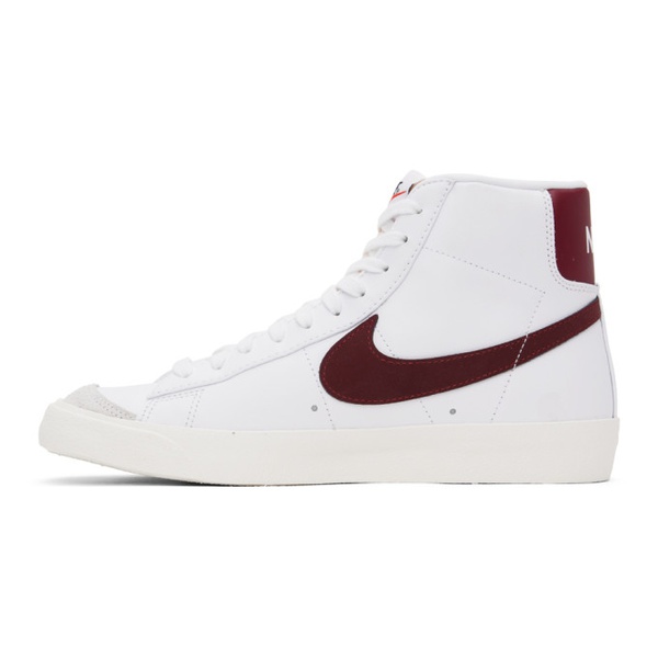 나이키 Nike White & Red Blazer Mid 77 Vintage Sneakers 241011M236015