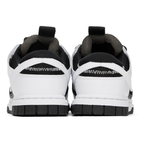 나이키 Nike Black & White Air Dunk Jumbo Sneakers 241011M237014