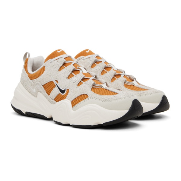 나이키 Nike Gray & Orange Tech Hera Sneakers 241011M237022