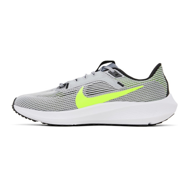 나이키 Nike Gray & Green Pegasus 40 Sneakers 241011M237001