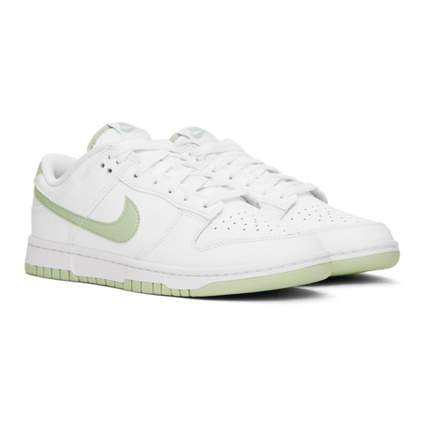 나이키 Nike White & Green Dunk Low R에트로 ETRO Sneakers 241011M237012