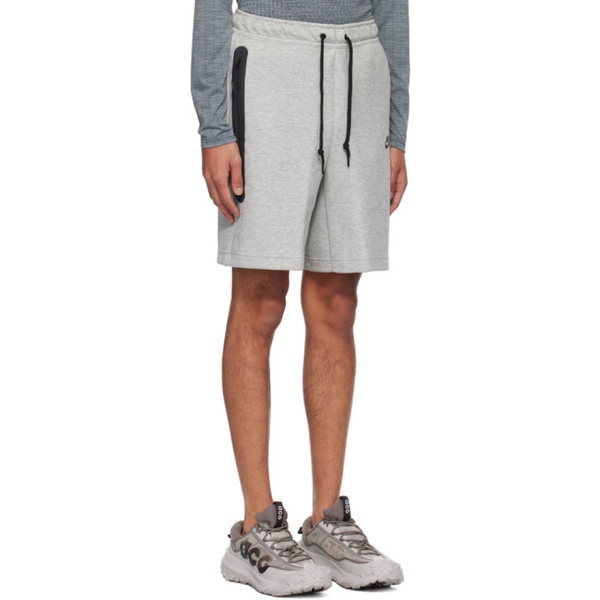 나이키 Nike Gray Relaxed Shorts 241011M193008