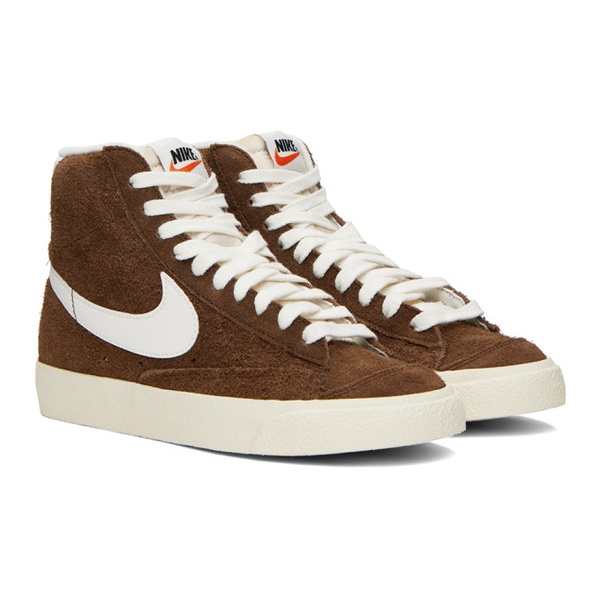 나이키 Nike Brown Blazer Mid 77 Vintage Sneakers 241011F127002
