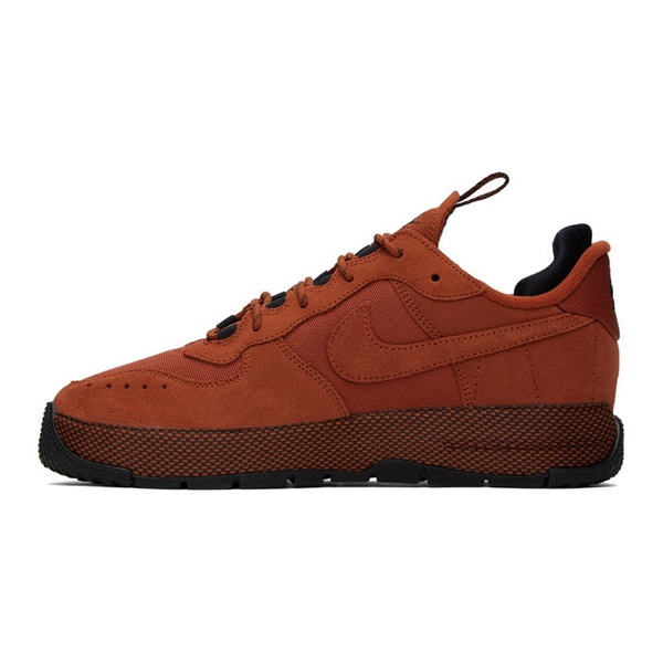 나이키 Nike Orange Air Force 1 Wild Sneakers 241011F128025