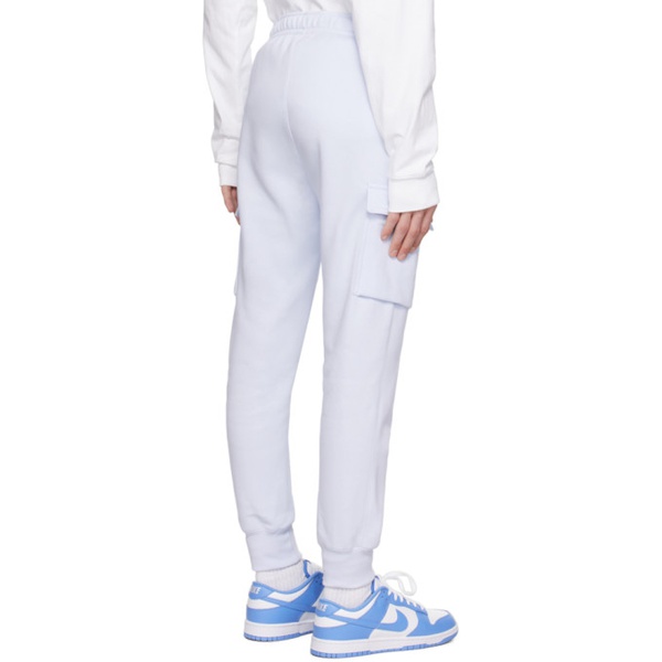 나이키 Nike Blue Embroidered Cargo Pants 241011M188010