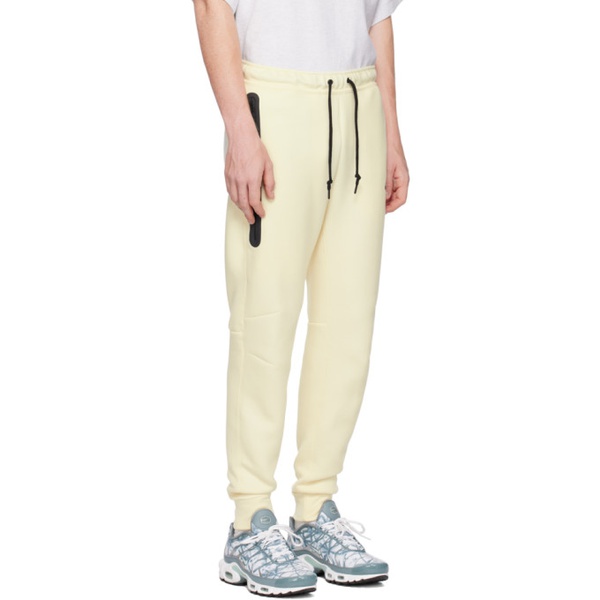 나이키 Nike Yellow Drawstring Sweatpants 241011M190010