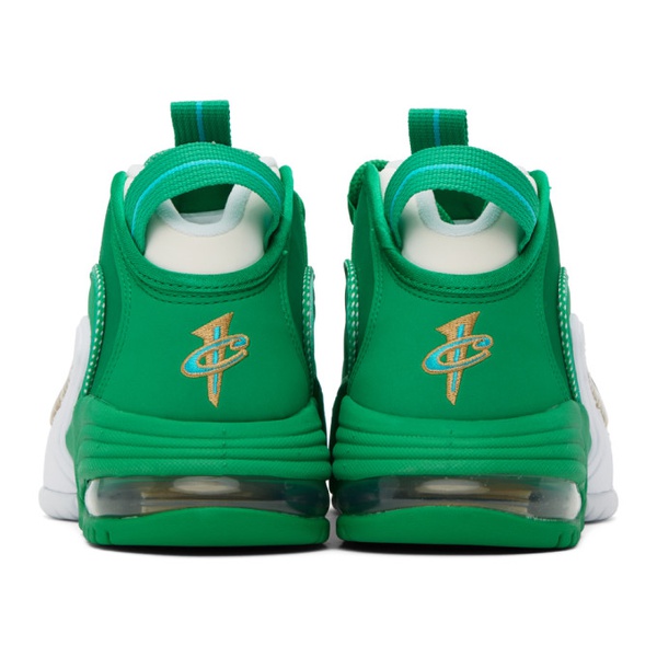 나이키 Nike Green & White Air Max Penny Sneakers 241011M236003
