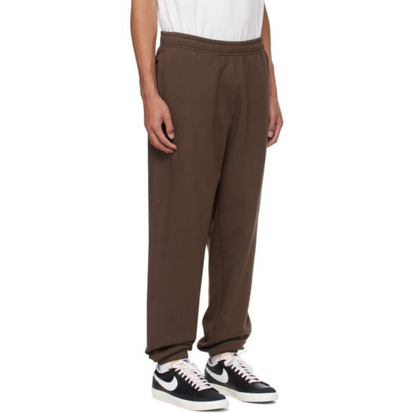 나이키 Nike Brown Solo Swoosh Sweatpants 241011M190020