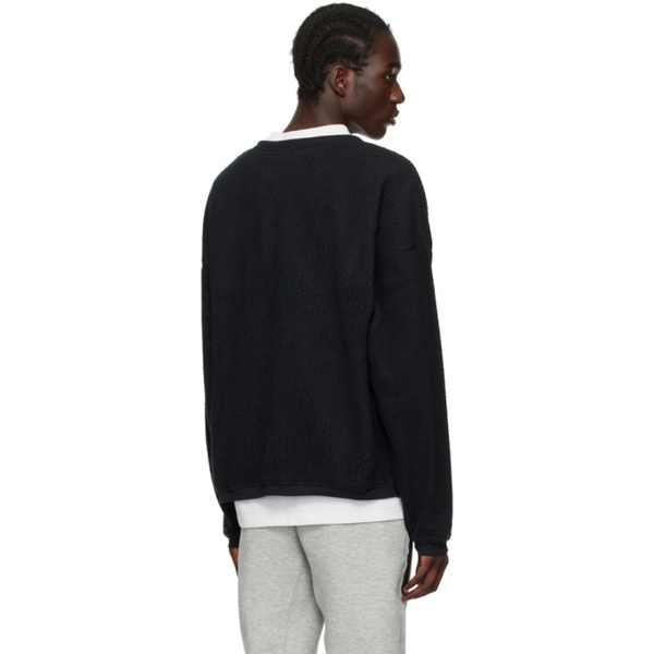 나이키 Nike Black Embroidered Sweatshirt 241011M204010
