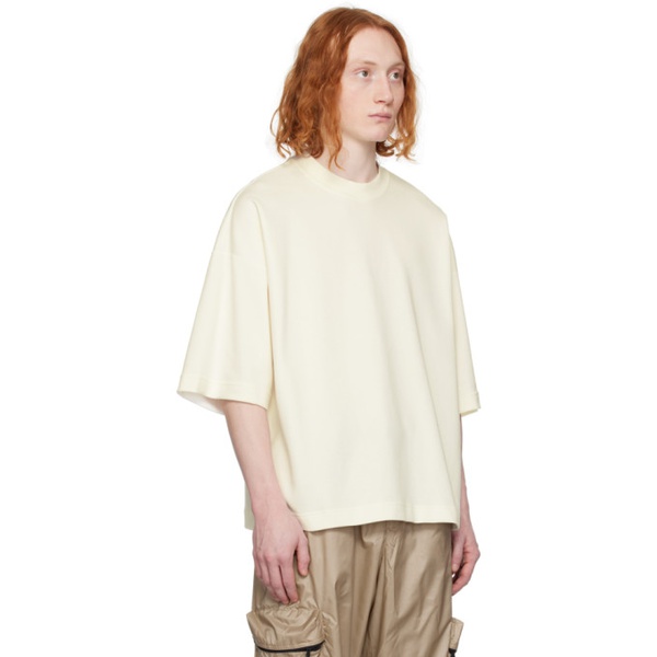 나이키 Nike White Sportswear Tech Fleece Reimagined T-Shirt 241011M213049