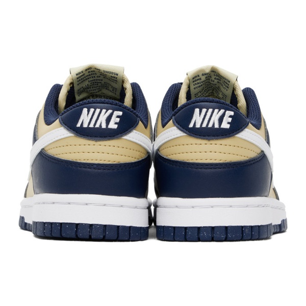 나이키 Nike Navy & Beige Dunk Low Next Nature Sneakers 241011F128149
