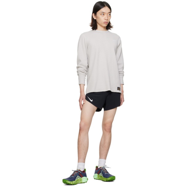 나이키 Nike Black AeroSwift Shorts 241011M193020