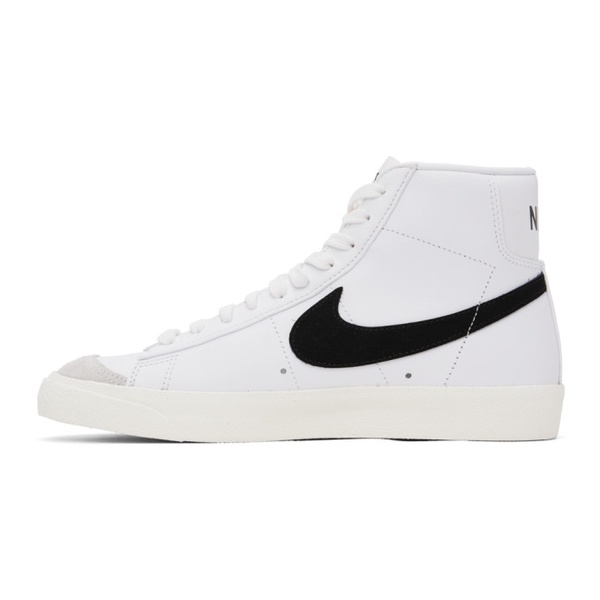 나이키 Nike White & Black Blazer Mid 77 Vintage Sneakers 241011M236016