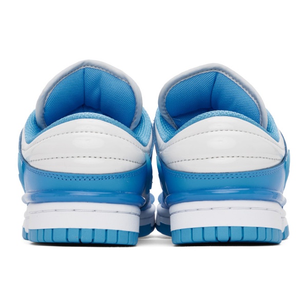 나이키 Nike White & Blue Dunk Low Twist Sneakers 241011F128148