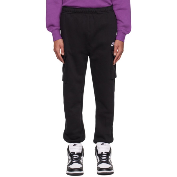 나이키 Nike Black Flap Pocket Cargo Pants 241011M188011