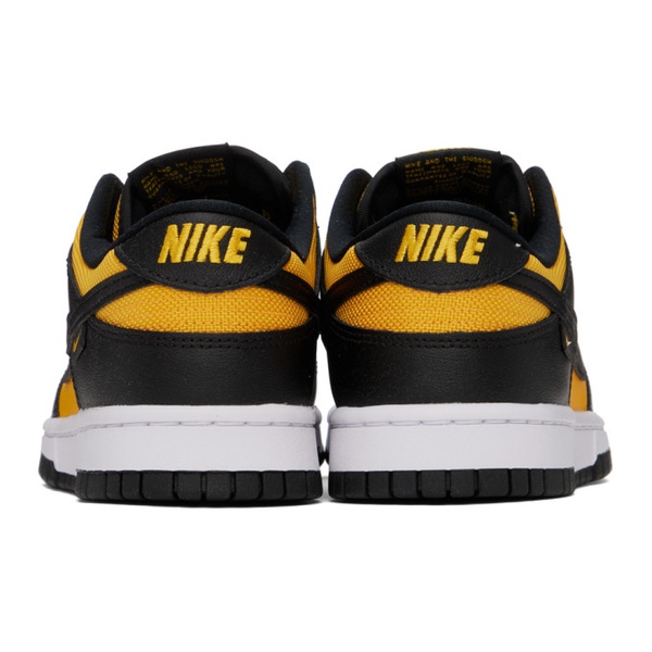 나이키 Nike Black & Yellow Dunk Low Sneakers 241011M237086