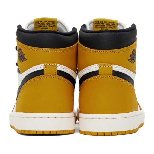 나이키 나이키 조던 Nike Jordan Yellow & White Air Jordan 1 R에트로 ETRO High OG Sneakers 241445M236030
