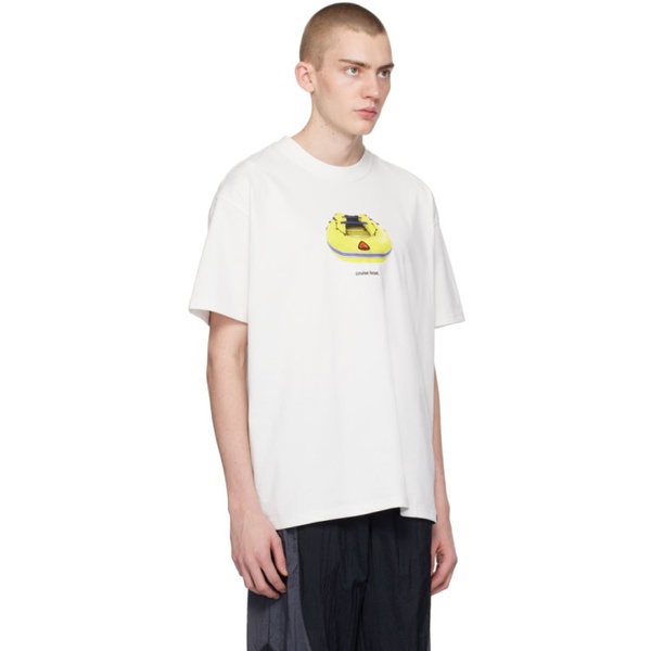 나이키 Nike White C루이 RUISE Boat T-Shirt 241011M213040