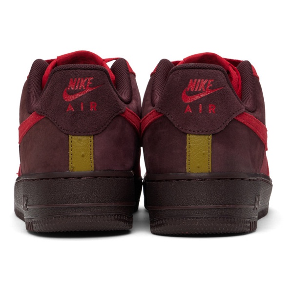 나이키 Nike Red Air Force 1 07 Layers of Love Sneakers 241011M237093