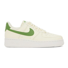 Nike 오프화이트 Off-White & Green Air Force 1 07 Next Nature Sneakers 241011F128111