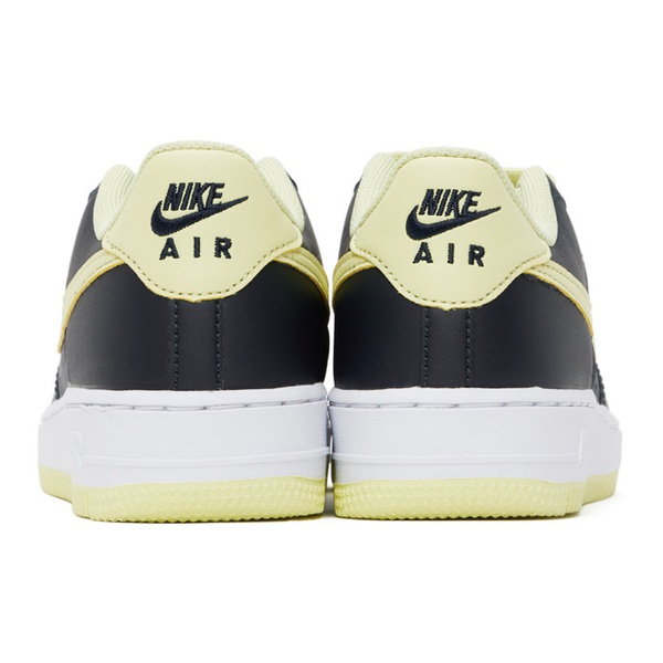 나이키 Nike Kids Black Air Force 1 Big Kids Sneakers 241011M707033