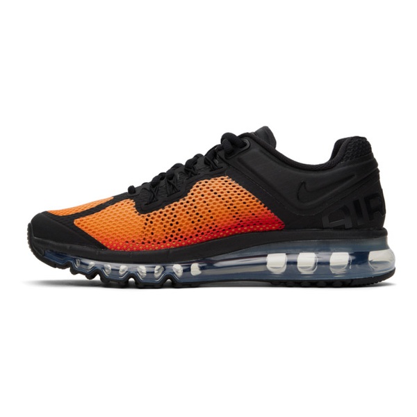 나이키 Nike Black & Orange Air Max 2013 Sneakers 242011M237002