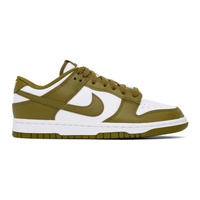 Nike Green & White Dunk Low R에트로 ETRO Sneakers 242011M237079