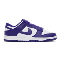 Nike White & Blue Dunk Low R에트로 ETRO Sneakers 242011M237081