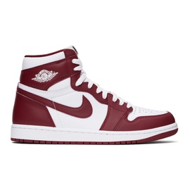 나이키 조던 Nike Jordan White & Red Air Jordan 1 R에트로 ETRO High OG Sneakers 242445M236003