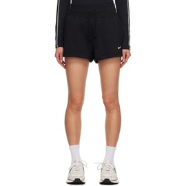 Nike Black High-Rise Shorts 241011F088000