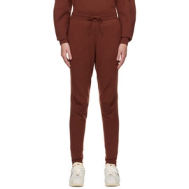 Nike Brown Embroidered Lounge Pants 231011F086044