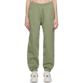 Nike Green Embroidered Lounge Pants 231011F086062