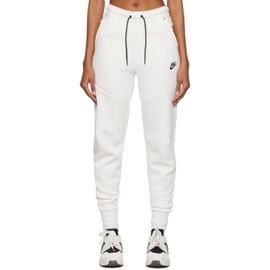 Nike White Sportswear Tech Lounge Pants 222011F086019