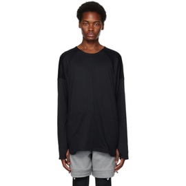 Nike Black Dri-FIT Long Sleeve T-Shirt 232011M213046