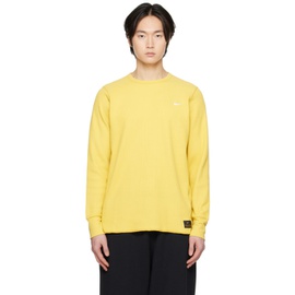 Nike Yellow Heavyweight Long Sleeve T-Shirt 232011M213005