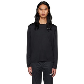 Nike Black Reflective Long Sleeve T-Shirt 231011M213021