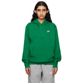 Nike Green Sportswear Club Hoodie 242011F097006